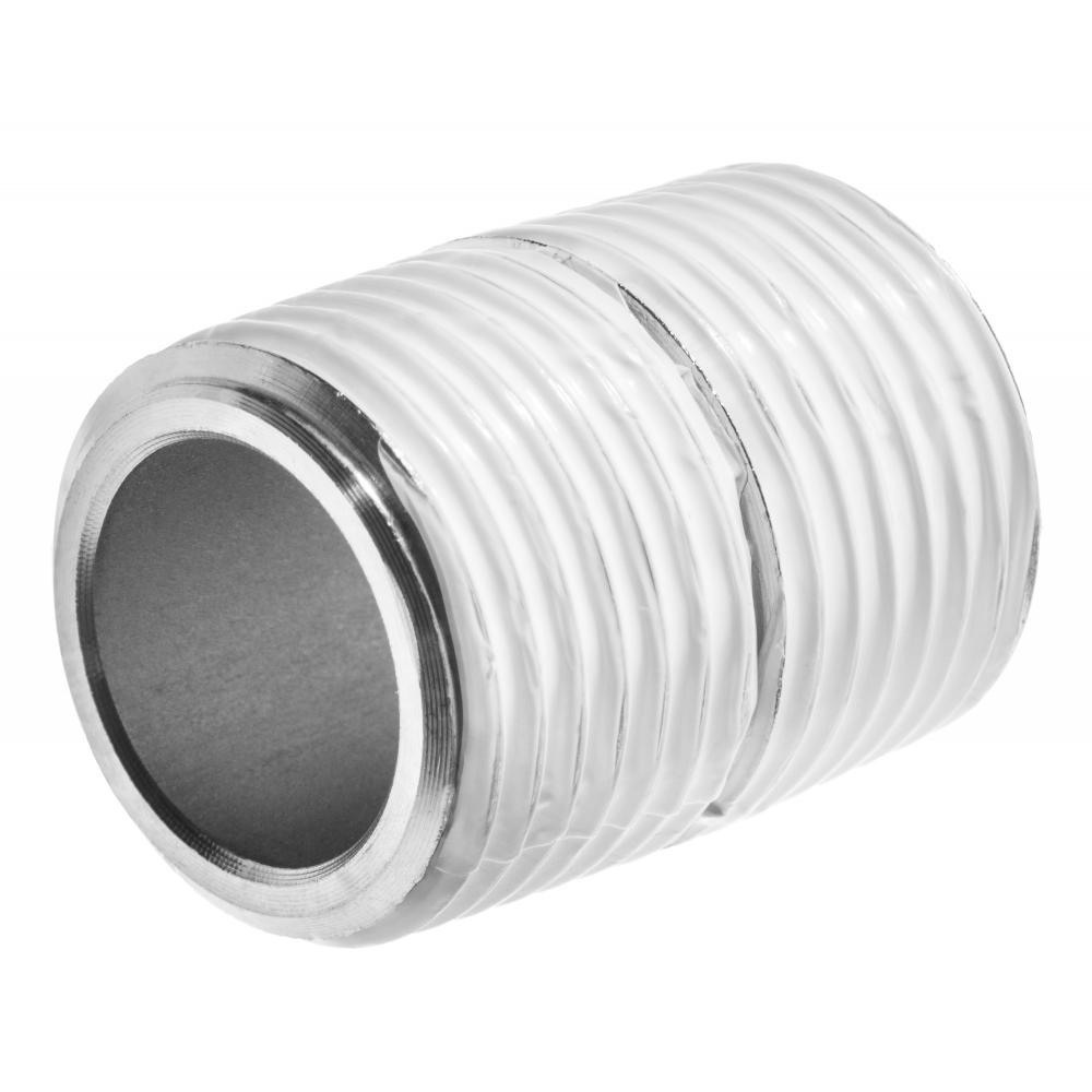 Pipe Fitting w/ Thread Sealant - 316 Stainless Steel - Schedule 80 - Close Nippl<span class=' ItemWarning' style='display:block;'>Item is usually in stock, but we&#39;ll be in touch if there&#39;s a problem<br /></span>