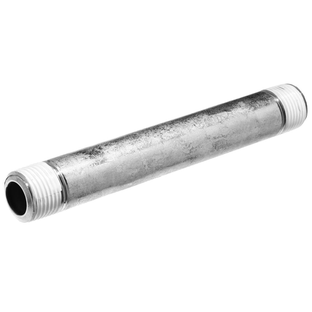 Pipe Fitting w/ Thread Sealant - 316 Stainless Steel - Schedule 80 - Pipe Nipple<span class=' ItemWarning' style='display:block;'>Item is usually in stock, but we&#39;ll be in touch if there&#39;s a problem<br /></span>