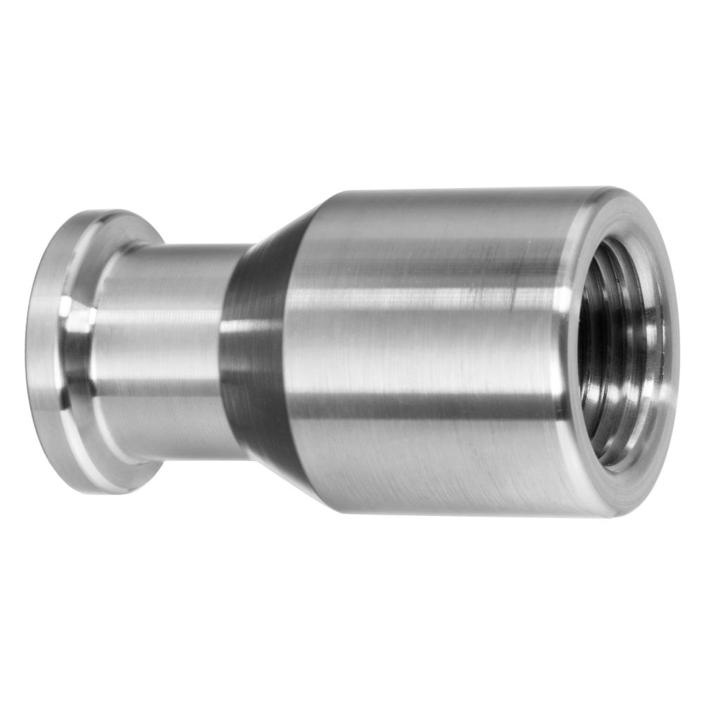 Sanitary Fitting - 304 Stainless Steel - Female Straight - 1/2&#34; Quick-Clamp x 1/<span class=' ItemWarning' style='display:block;'>Item is usually in stock, but we&#39;ll be in touch if there&#39;s a problem<br /></span>