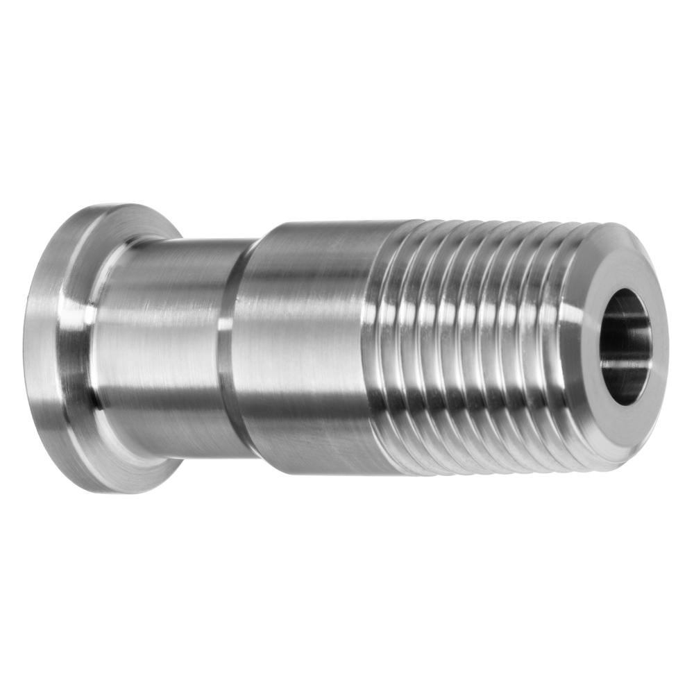 Sanitary Fitting - 304 Stainless Steel - Male Straight - 1/2&#34; Quick-Clamp x 1/2&#34;<span class=' ItemWarning' style='display:block;'>Item is usually in stock, but we&#39;ll be in touch if there&#39;s a problem<br /></span>