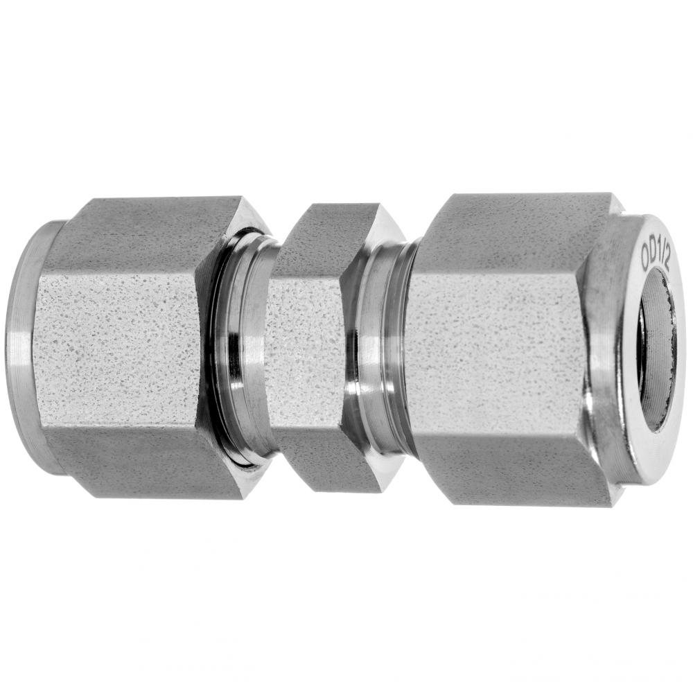 Instrumentation Tube Fitting - 316 Stainless Steel - Union - 1/4&#34; Tube OD<span class=' ItemWarning' style='display:block;'>Item is usually in stock, but we&#39;ll be in touch if there&#39;s a problem<br /></span>