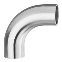 USA Sealing ZUSA-STF-BW-20 - Sanitary Fitting - 304 Stainless Steel Polished - Butt Weld - 90Â° Elbow - 1" Tub