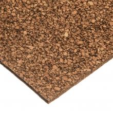 USA Sealing BULK-CRK-189 - Cork SBR Sponge Rubber Blend Sheet w/ Adhesive - 1/16" Thick x 12" Wide x 12" Lo