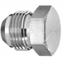 USA Sealing ZUSA-TF-37FL-69 - 37 Degree Flared Tube Fitting - 316 Stainless Steel - Plug - 1/4" Tube OD