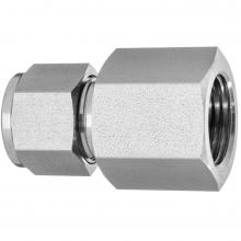 USA Sealing ZUSA-TF-37FL-10 - 37 Degree Flared Tube Fitting - 316 Stainless Steel - Female Straight - 1/4" Tub