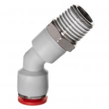 USA Sealing ZUSA-PTC-PBT-401 - Push to Connect Tube Fitting - Polybutylene Plastic - Male 45 Degree Elbow - 5/3