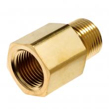 USA Sealing ZUSA-PF-4983 - Pipe Fitting - Brass - Instrumentation - Adapter - 1/4" NPT Female x NPT Male