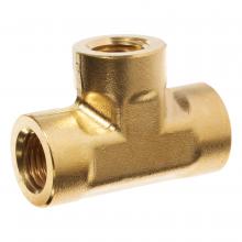 USA Sealing ZUSA-PF-5063 - Pipe Fitting - Brass - Instrumentation - Female Tee - 1/4" NPT Female