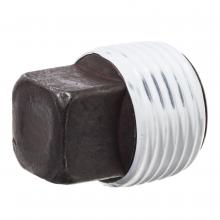 USA Sealing ZUSA-PF-6661 - Pipe Fitting w/ Thread Sealant - Black-Coated Steel - Class 3000 - Square Head P