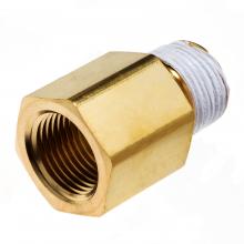 USA Sealing ZUSA-PF-5169 - Pipe Fitting w/ Thread Sealant - Brass - Instrumentation - Adapter - 1/4" NPT Fe