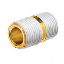 USA Sealing ZUSA-PF-5119 - Pipe Fitting w/ Thread Sealant - Brass - Instrumentation - Close Nipple - 1/4" N