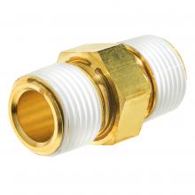 USA Sealing ZUSA-PF-5134 - Pipe Fitting w/ Thread Sealant - Brass - Instrumentation - Hex Nipple - 1/4" NPT
