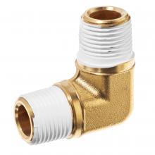 USA Sealing ZUSA-PF-5211 - Pipe Fitting w/ Thread Sealant - Brass - Instrumentation - Male Elbow - 1/4" NPT