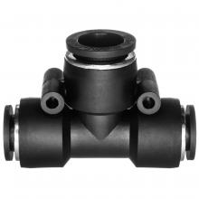 USA Sealing ZUSA-TF-PTC-554 - Push to Connect Tube Fitting - Nylon Plastic - Reducing Union Tee - 4mm x 6mm Tu