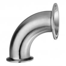 USA Sealing ZUSA-STF-QC-399 - Sanitary Fitting - 316 Stainless Steel - Quick-Clamp - 90Â° Elbow Reducer - 2" x