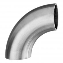USA Sealing ZUSA-STF-BW-3 - Sanitary Fitting - 304 Stainless Steel Polished - Butt Weld - Short 90Â° Elbow -