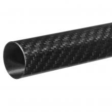 USA Sealing BULK-CT-CF-24 - Carbon Fiber Tube - Twill Weave - 1/2" ID x 5/8" OD x 1 ft. Long