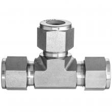 USA Sealing ZUSA-TF-YL-127 - Instrumentation Tube Fitting - 316 Stainless Steel - Tee Connector - 1/4" Tube O